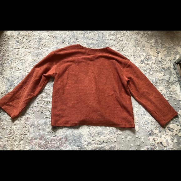 🖤 Madewell Texture & Thread Tie Front Top - Picture 5 of 8